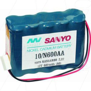 Sherwood Kangaroo 22 Medical Battery 12V 600mAh NICd MB805