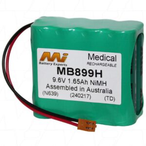 Terumo TE 332 Medical Battery 9.6V 1500mAh NIMH MB899H