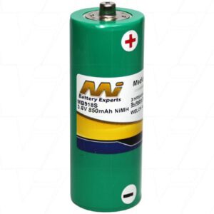 Welch Allyn 71000-A Medical Battery 3.6V 760mAh NIMH MB918S/WA72300