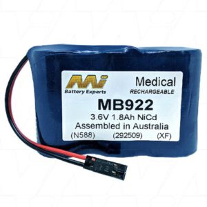 Welch Allyn Lumiview 20502 Medical Battery 3.6V 1800mAh NICd MB922