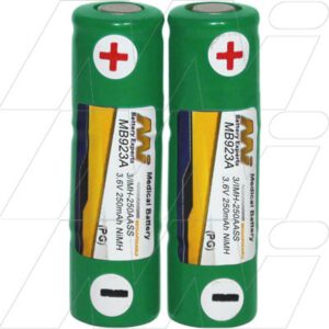 Welch Allyn 61000 Pneumotach Spirometer Medical Battery 3.6V NIMH MB923A