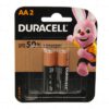 Duracell MN1500B2 AA Alkaline Battery 2Pack