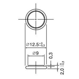 Panasonic CR1220/VCN Lithium Button Battery