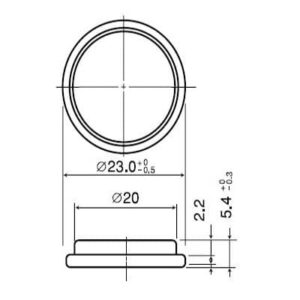 Panasonic CR2354/BN Lithium Button Battery