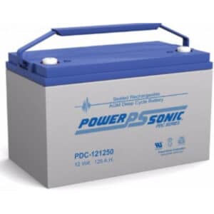 Power Sonic PDC-121250 12V 125Ah Deep Cycle AGM Battery