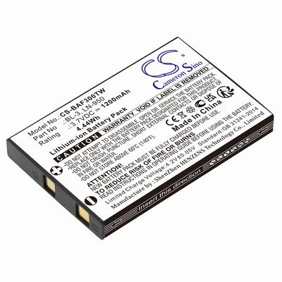 INTEK KT-950EE Two-Way Radio Battery 3.7V 1200mAh Li-ion BAF300TW