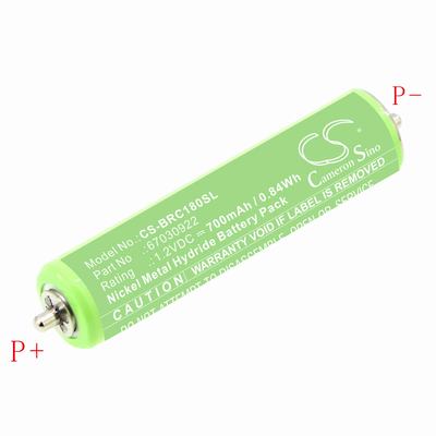 Braun 10B Shaver Battery 1.2V 700mAh Ni-MH BRC180SL