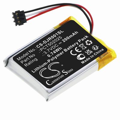 DJI MIC Receiver Headset Battery 3.7V 200mAh Li-Pl DJR001SL