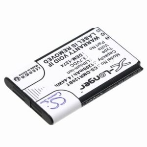 Paradox K32RF LED Kyepad Alarm Battery 3.7V 1200mAh Li-ion DMR120BT