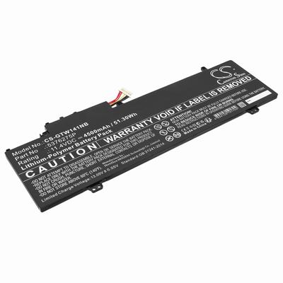 Gateway GWTN156-7BK Battery 11.4V 4500mAh Li-Pl GTW141NB