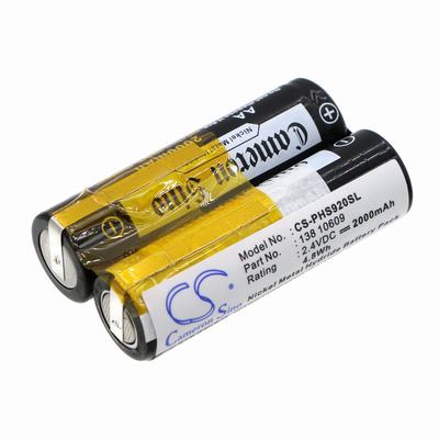 Tondeo ECO X Profi Shaver Battery 2.4V 2000mAh Ni-MH PHS920SL