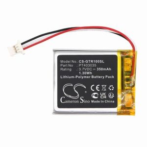 MGI Zip Navigator Remote Battery 3.7V 350mAh Li-Pl GTR100SL