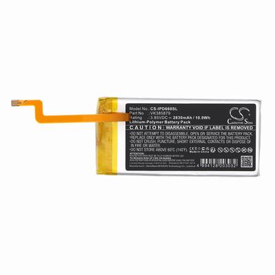 Apple iPod Video 5th 5.5 Battery 3.85V 2830mAh Li-Pl IPD660SL