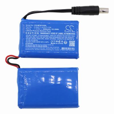Klan-e Clothes Battery 7.4V 3000mAh Li-Pl MCN743SL