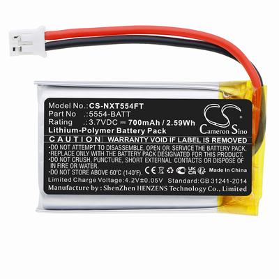 Nightstick XPR-5554G HeadlampBattery 3.7V 700mAh Li-Pl NXT554FT