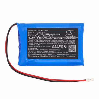 OPUS Click Media Player Battery 3.7V 1500mAh Li-ion OPC100SL